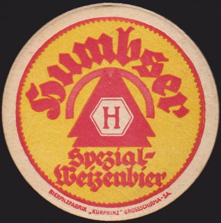 Brauerei Humbser, um 1930