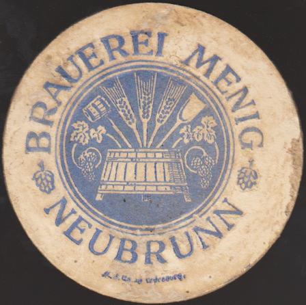 Neubrunn, Brauerei Menig, +1936/1969
