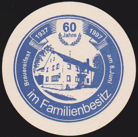 Sonderbierdeckel zum Brauereifest 1997 (Auflage 4000 Stück)